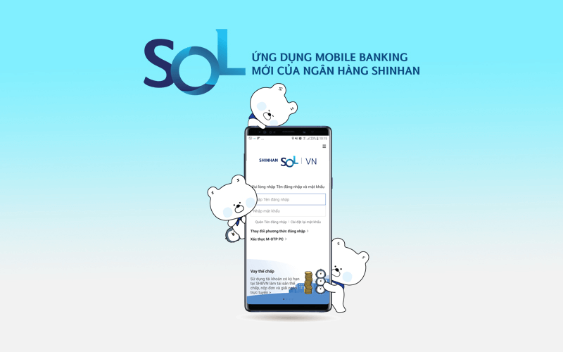 shinhan bank vay tien mat
